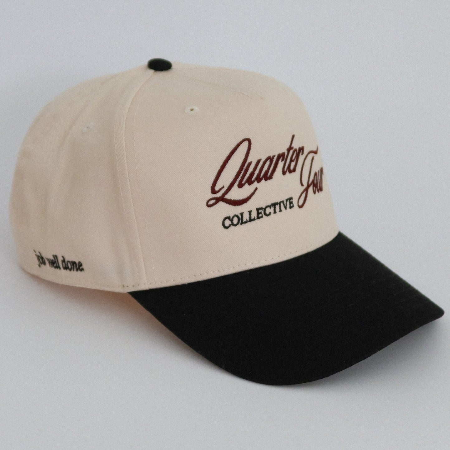 BLACK/MAROON CLASSIC LOGO HAT